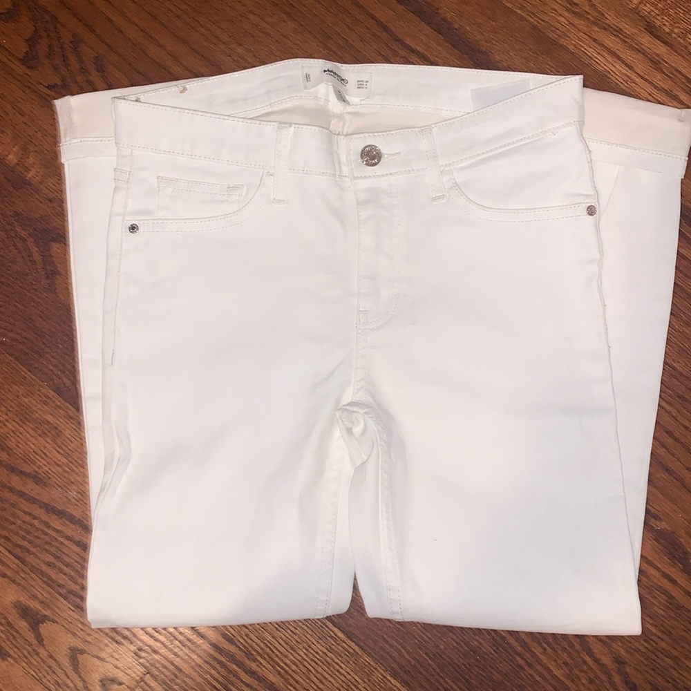 Mango White Skinny Jeans